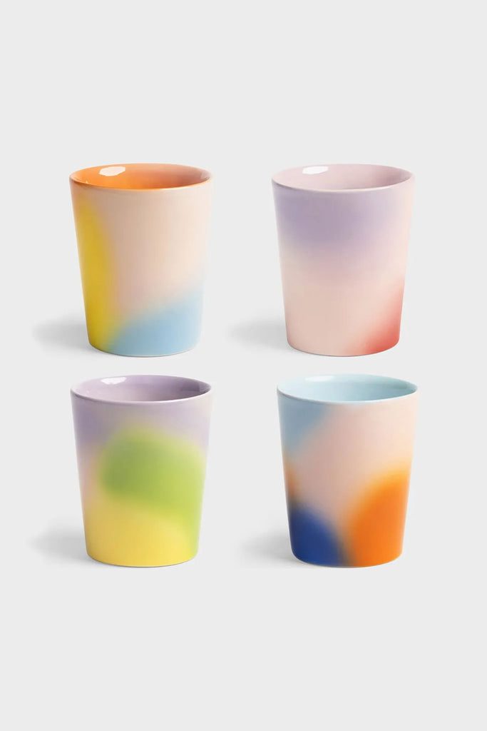 Multicolor Large Mugs (Set of 4) by Yo Home