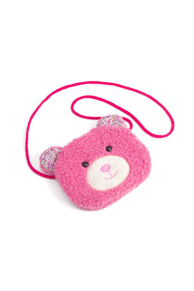 Teddy Bear Purse (Pink) by Peppercorn Kids