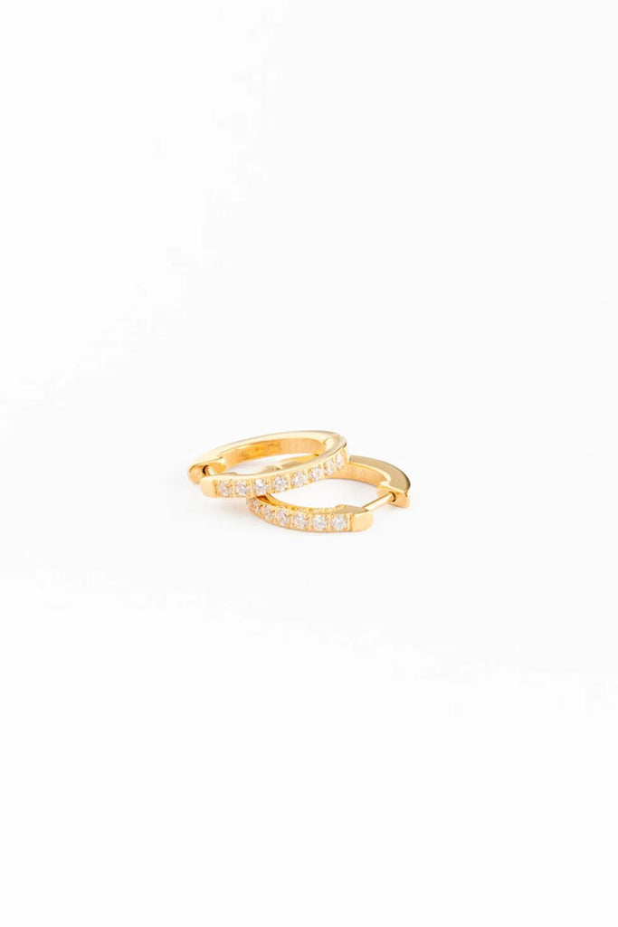 Gem Hoops by Pip Pop Post