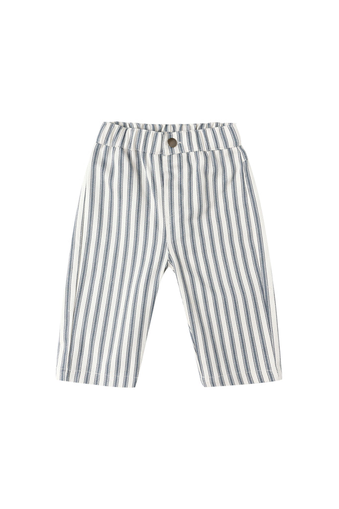 Grayson Pant (Ocean Pinstripe) by Quincy Mae