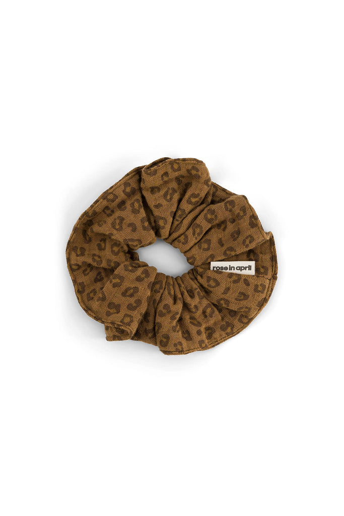 Leopard Scrunchie (Cumin) by Rose in April