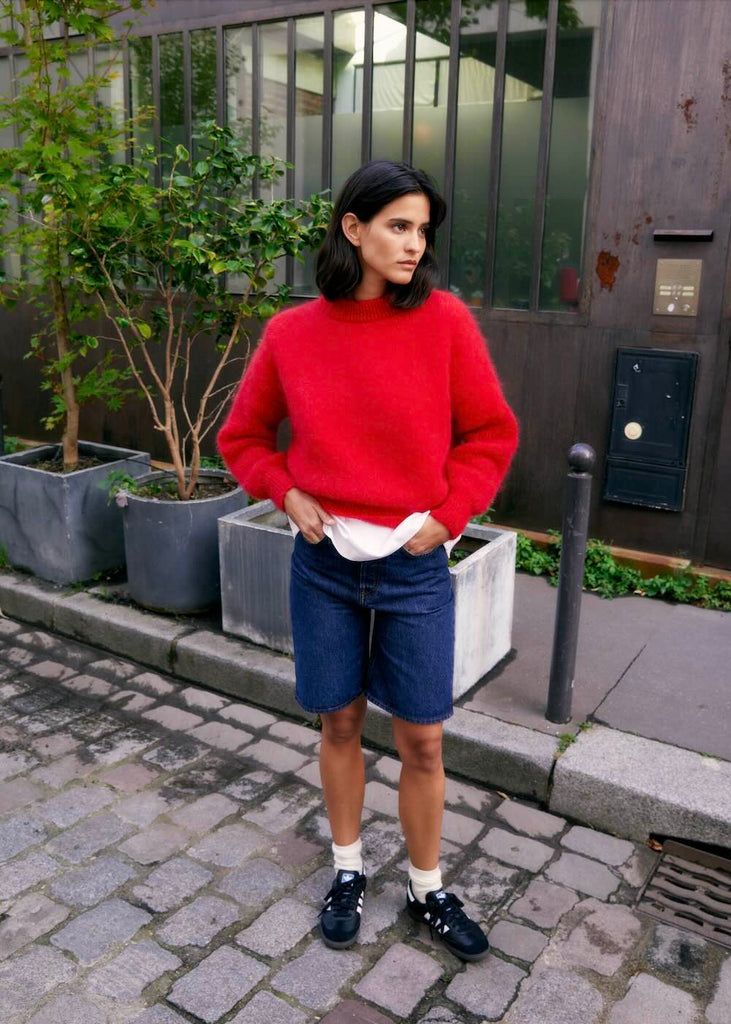 Jane Mohair Sweater (Red) by surprise