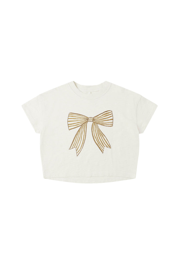 Boxy Tee (Bow) by Rylee + Cru