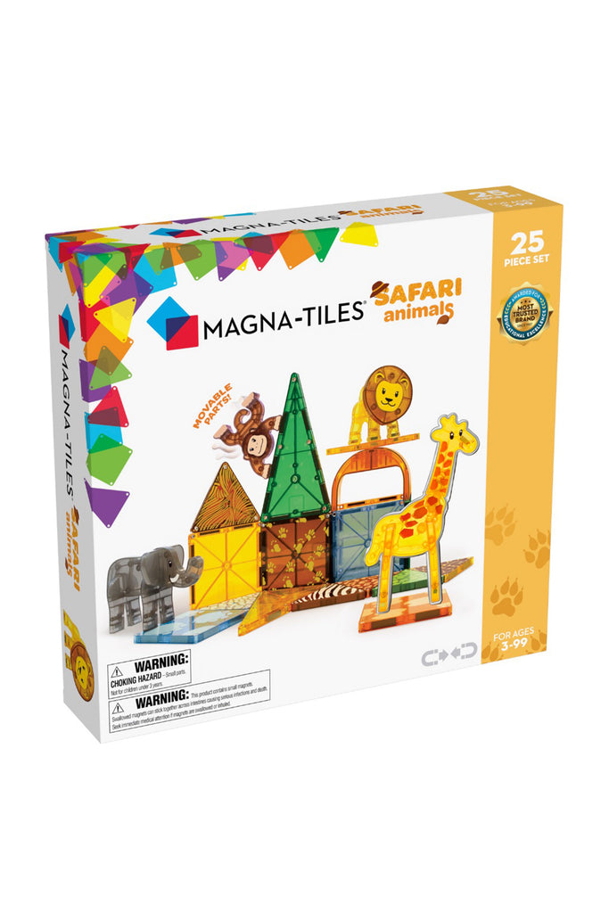 25-Piece Safari Animals by Magna-Tiles