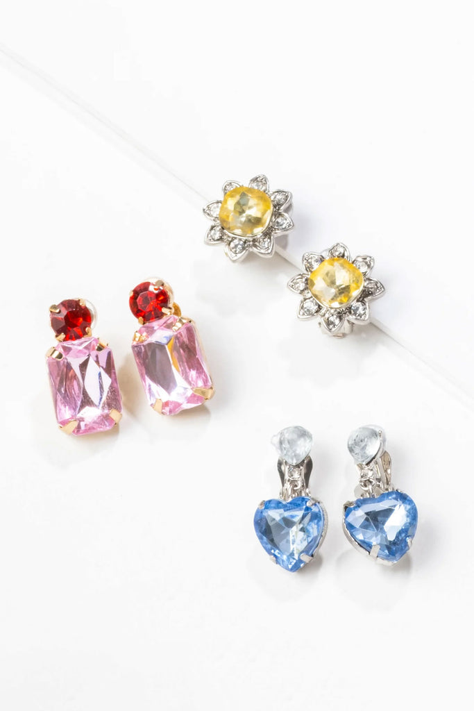 Dinner & A Movie Clip-On Earring Set by Super Smalls