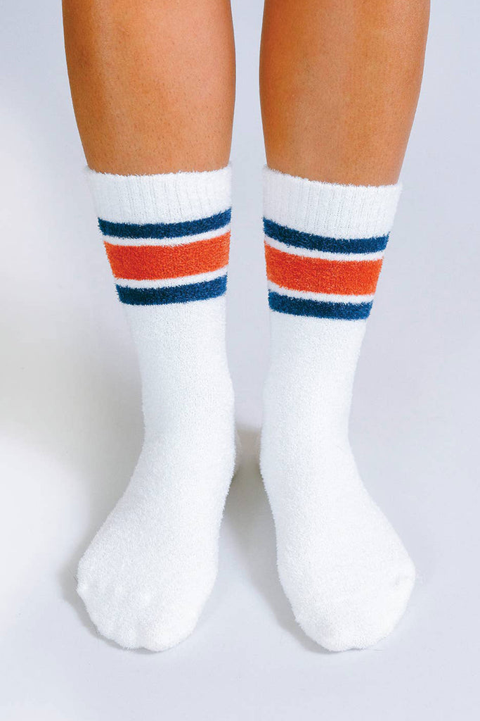 Teddy Ankle Socks (White) by Tailored Union