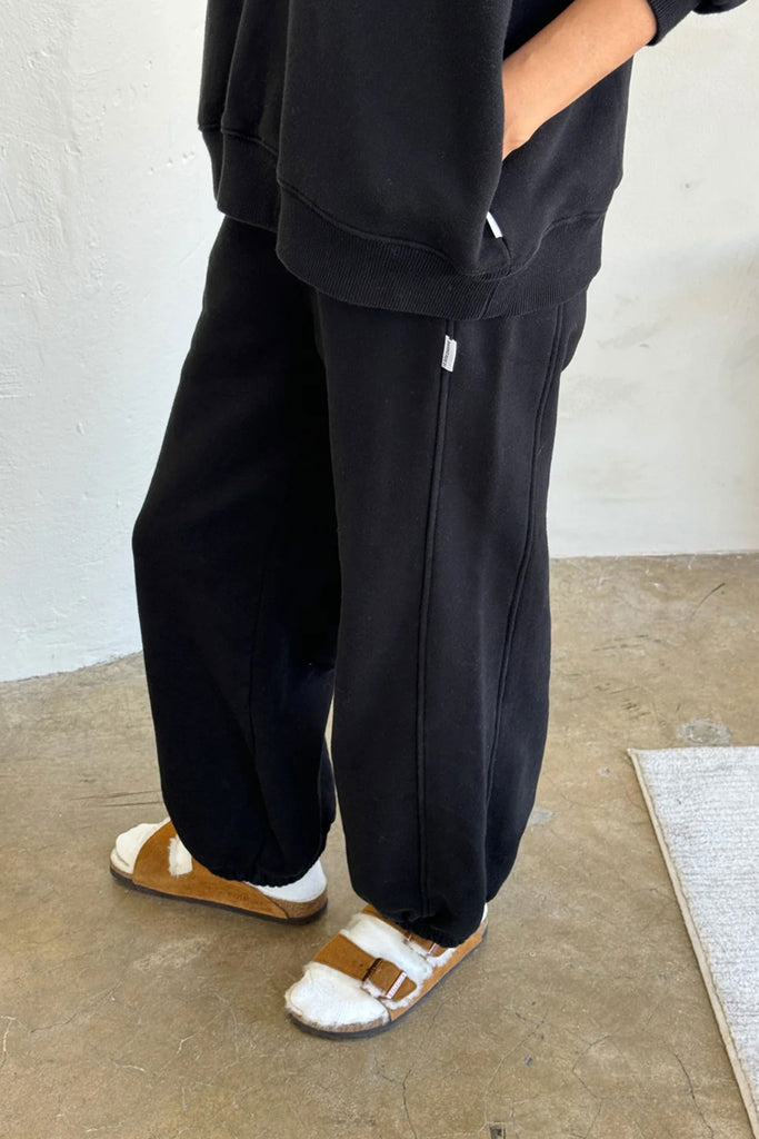French Terry Balloon Pants (Black) by Le Bon Shoppe