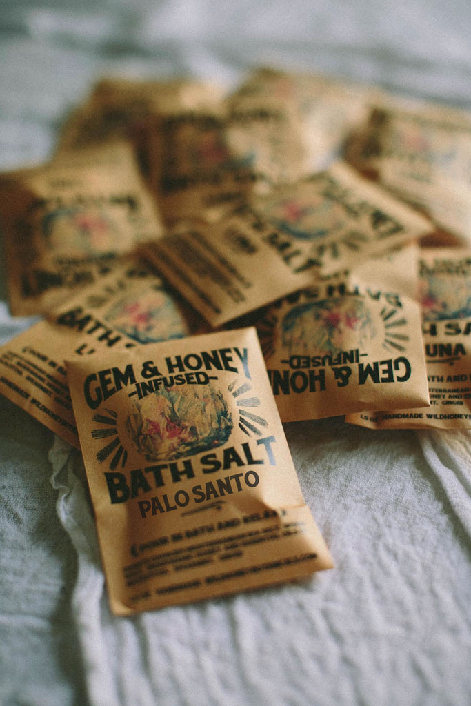 Bath Soak + Body Scrub (Palo Santo) by Wild Yonder Studio