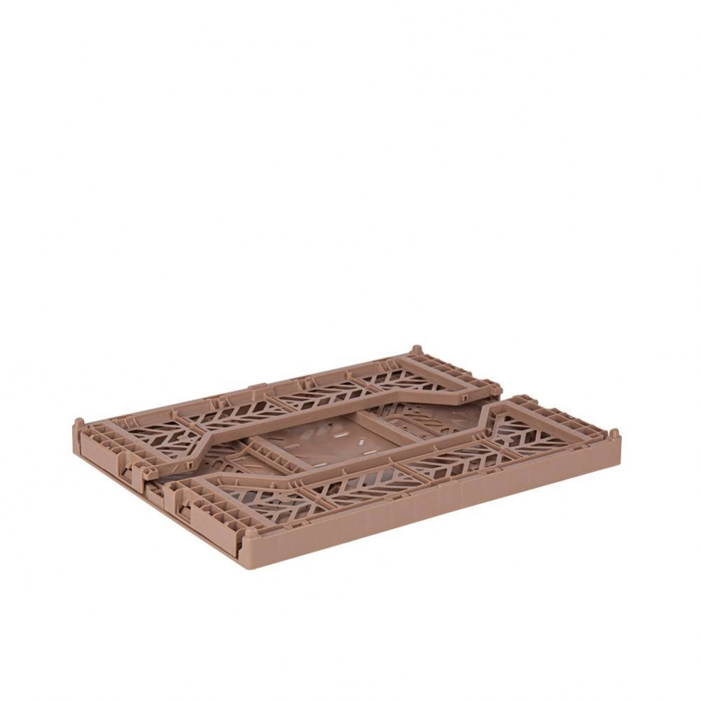 Midi Storage Crate (Warm Taupe) by Yo! Organization
