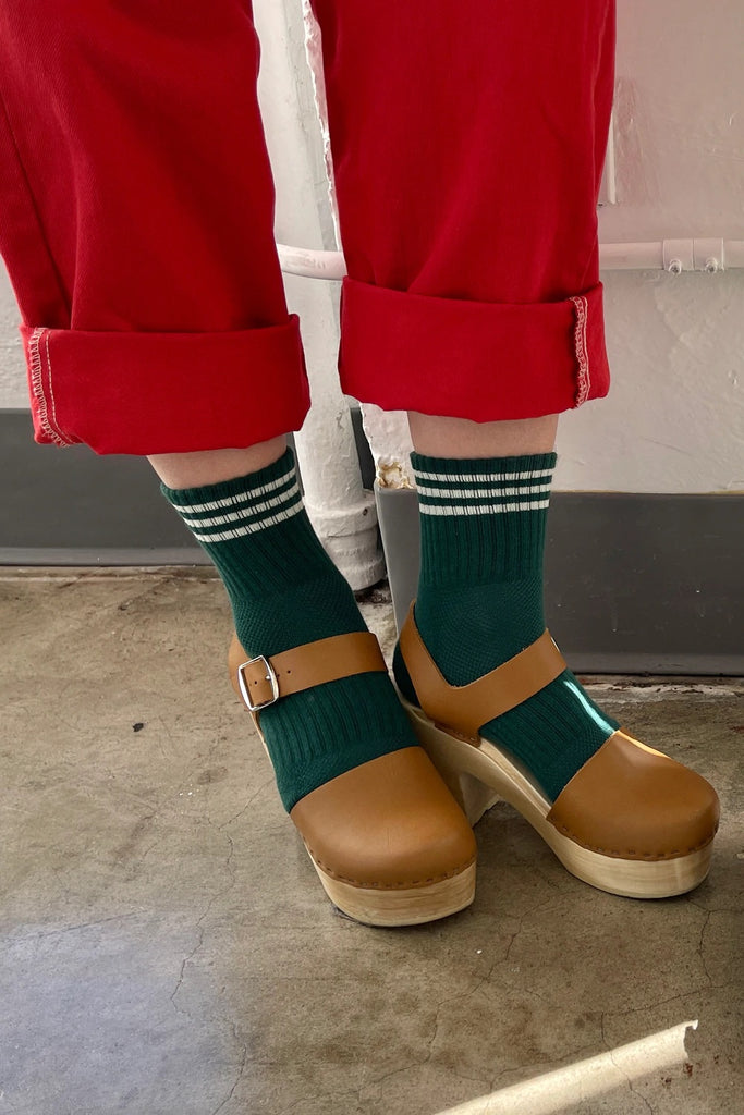 Girlfriend Socks (Hunter Green) by Le Bon Shoppe