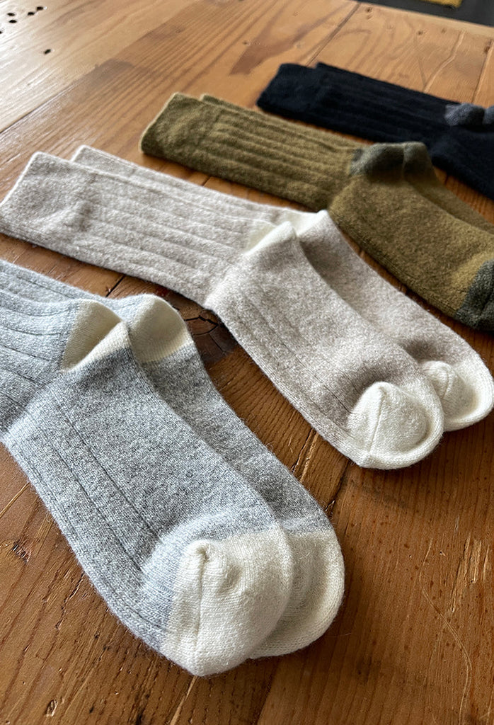 Cashmere Socks (Fawn) by Le Bon Shoppe