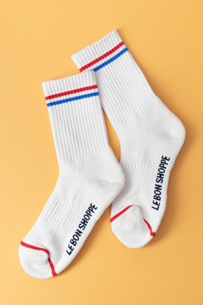 Boyfriend Socks (Milk) by Le Bon Shoppe