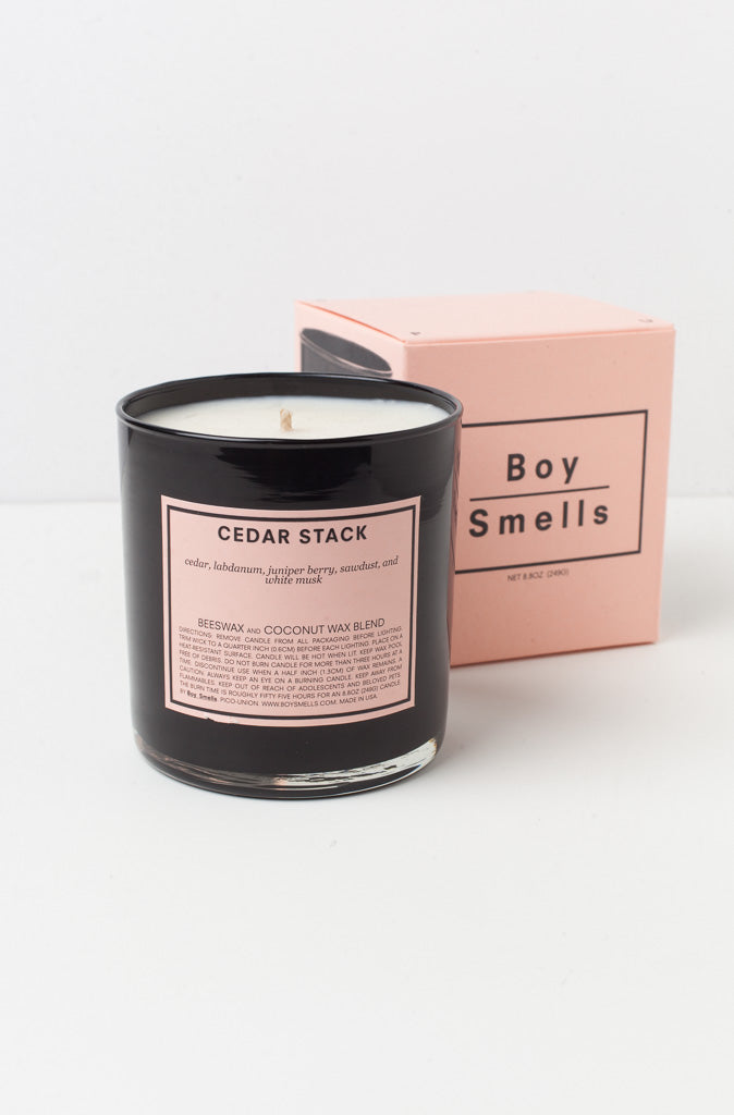 Cedar Stack Candle by Boy Smells