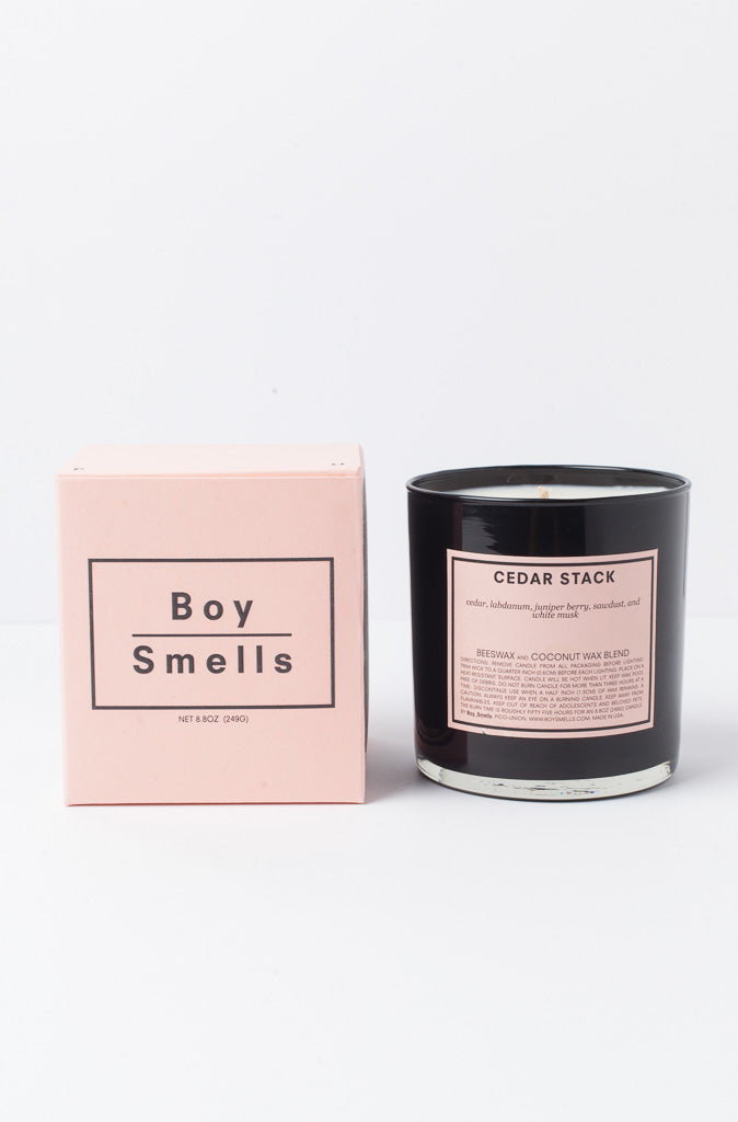 Cedar Stack Candle by Boy Smells