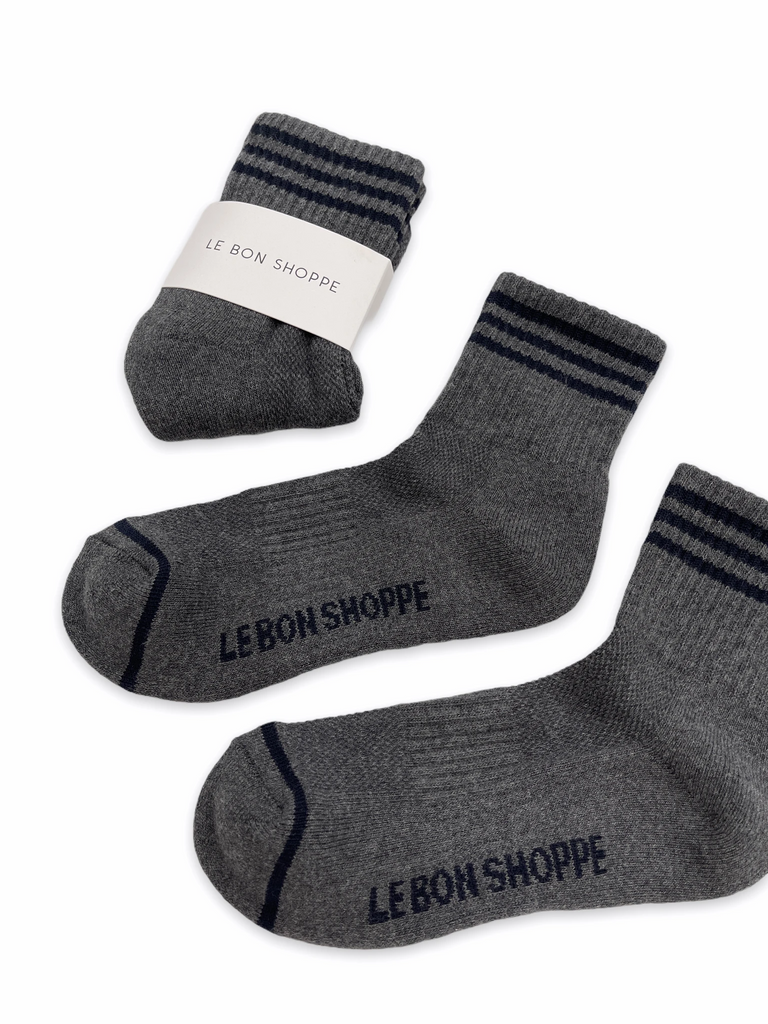 Girlfriend Socks (Soot) by Le Bon Shoppe