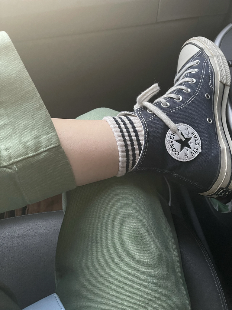 Girlfriend Socks (Oatmeal) by Le Bon Shoppe