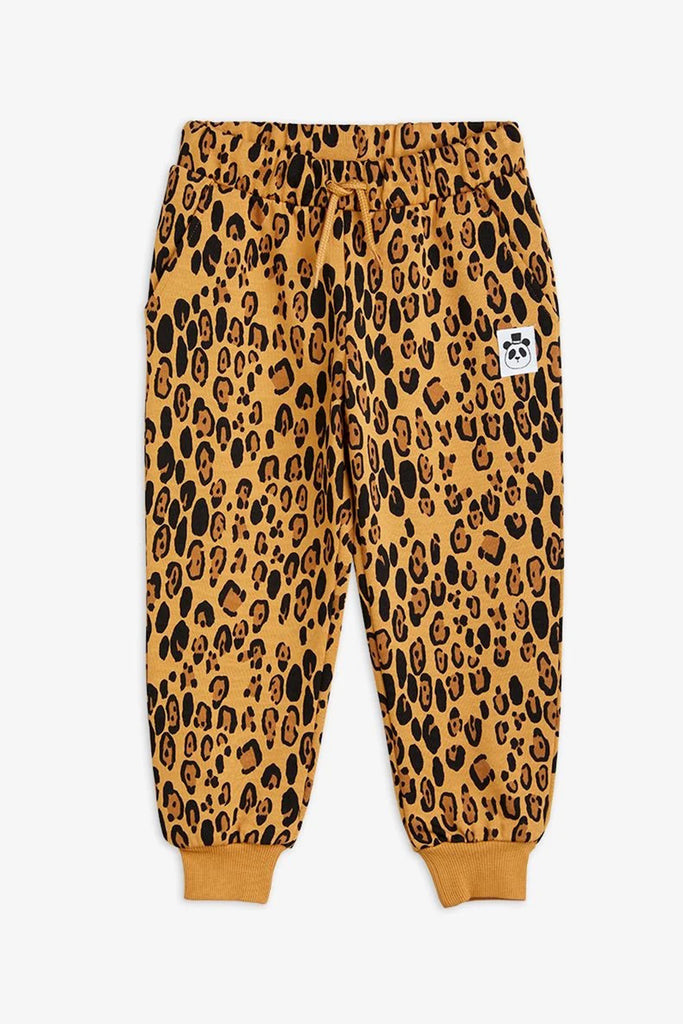 Leopard Sweatpants by Mini Rodini