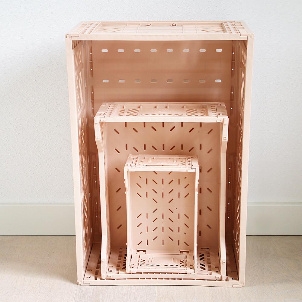 Mini Storage Crate (Warm Taupe) by Yo! Organization