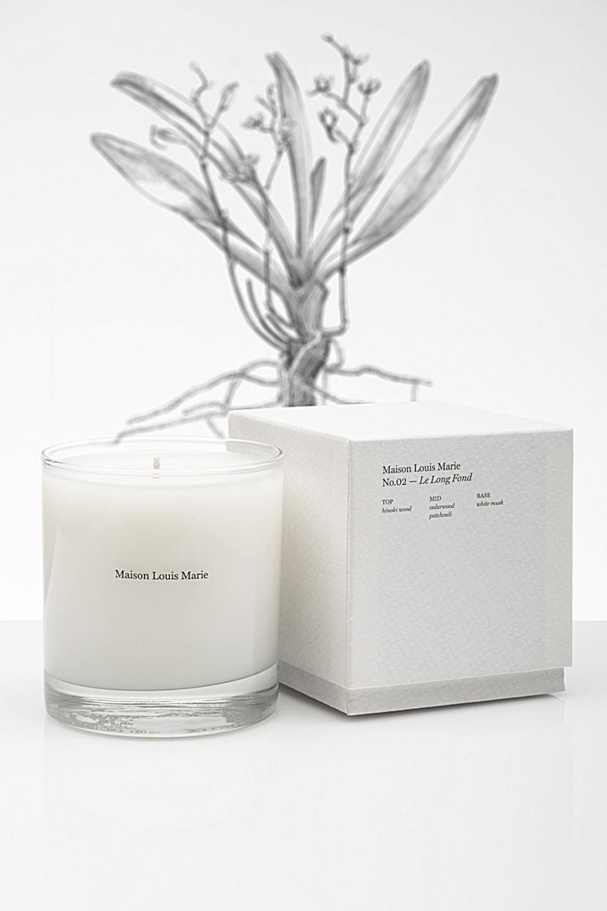 No. 2 Candle (Le Long Fond) by Maison Louis Marie